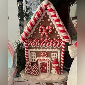 Peppermint Claydough Gingerbread House